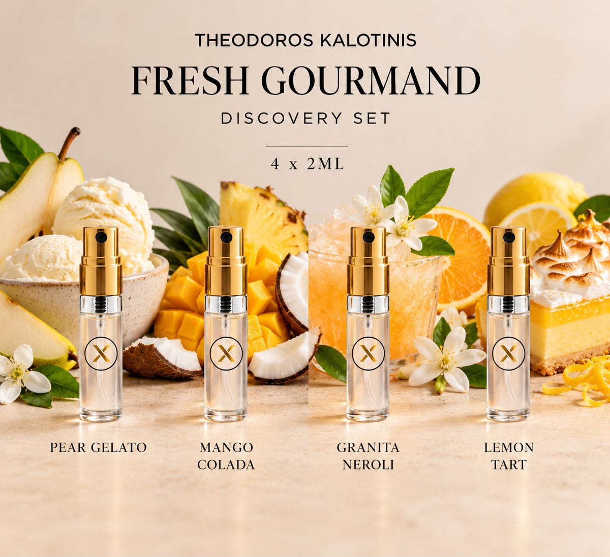 Theodoros Kalotinis Fresh Gourmand Discovery Set 4x2ml