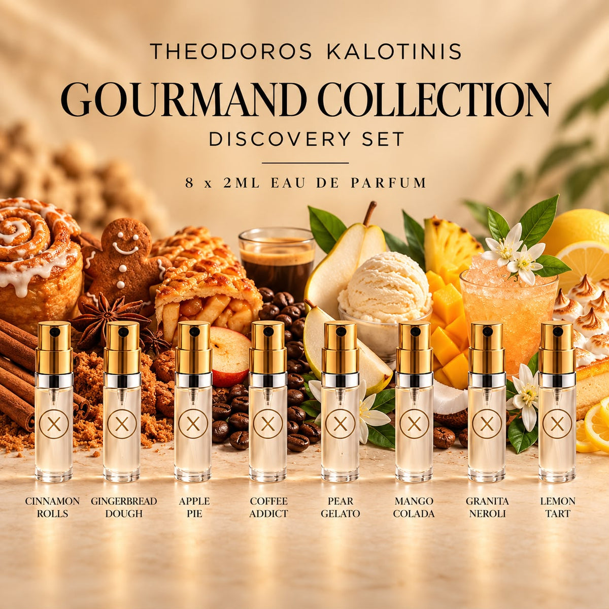 Theodoros Kalotinis The Gourmand Collection Discovery Set 8x2ml